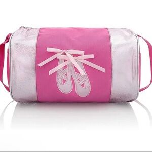 Pink Duffle Gym Garment Ballet Dance Bag for Girls 
EUC